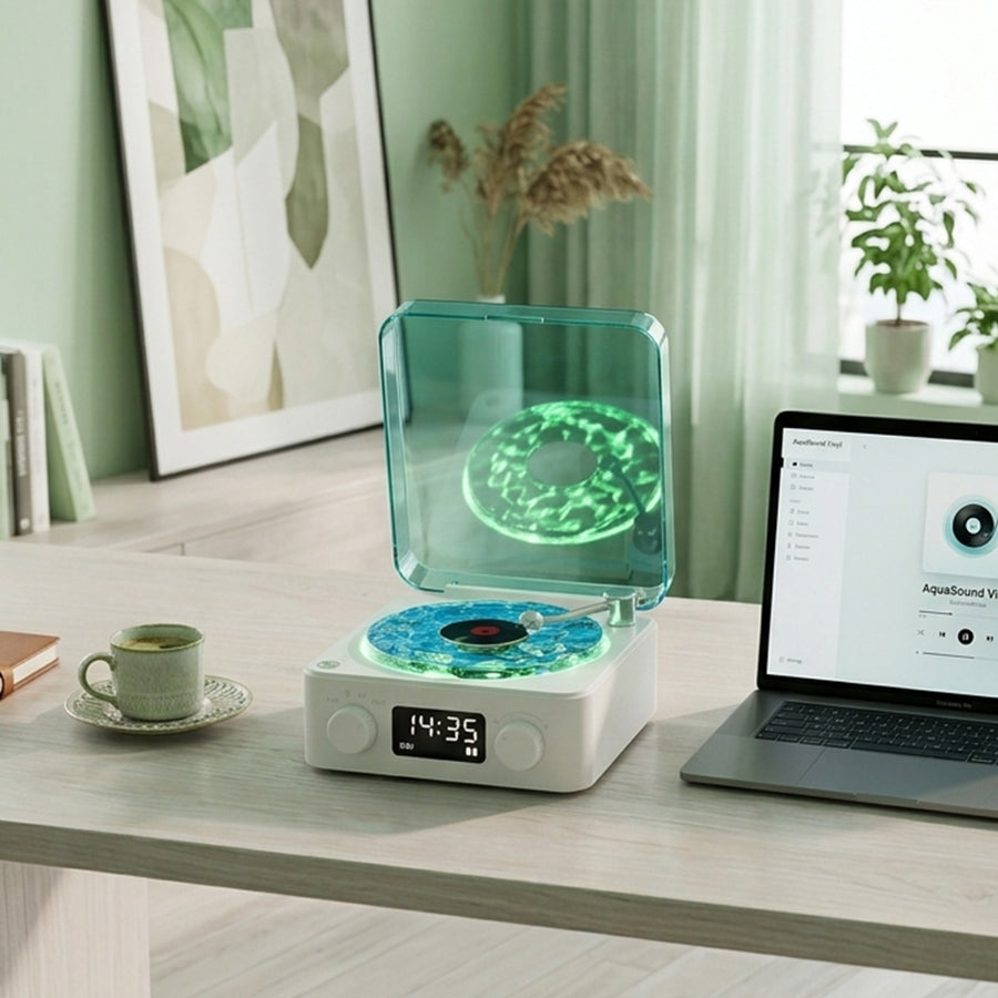 WaveFlow: Kinetic Vinyl Speaker